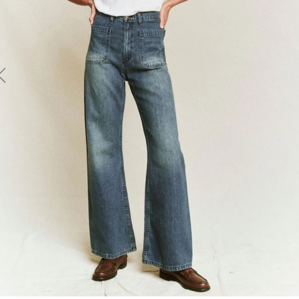 The Great. The Dock Jeans Size 25 Wide-Leg
